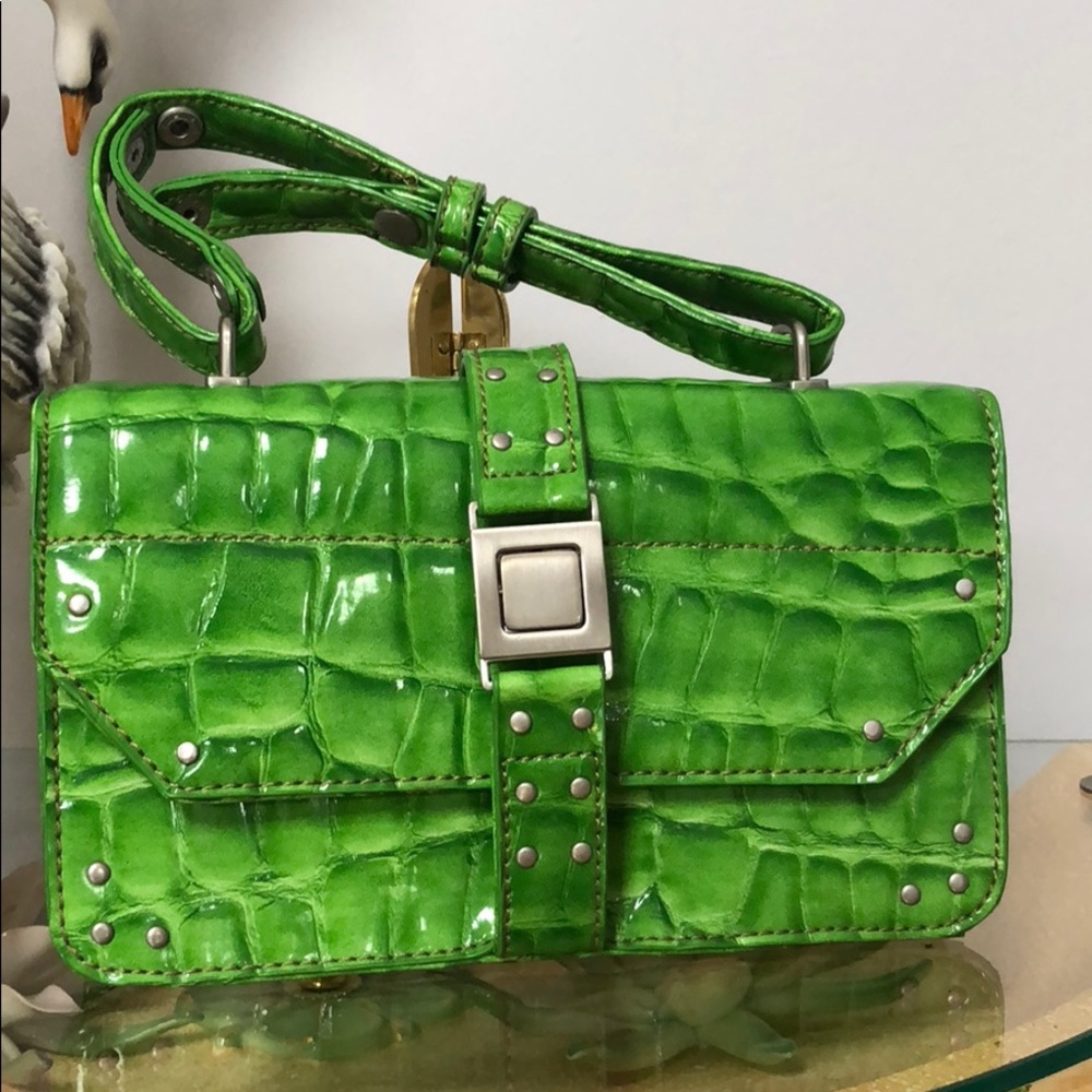 Vintage green Benetton bag